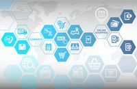 Online Shopping Grafik