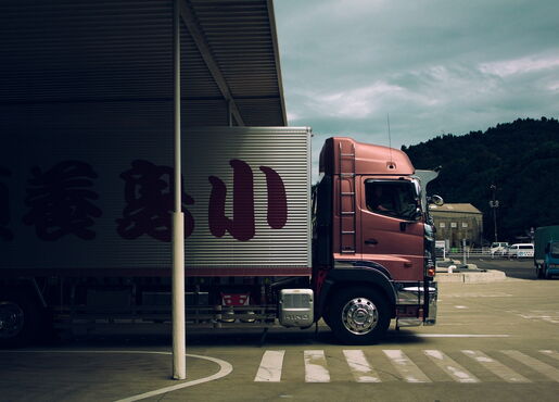 Arbeitsweg LKW