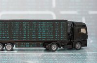 Wortwolke auf Begriffe in Bezug zu Big Data.