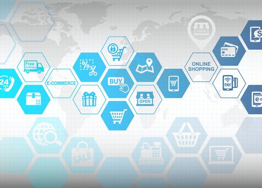Online Shopping Grafik