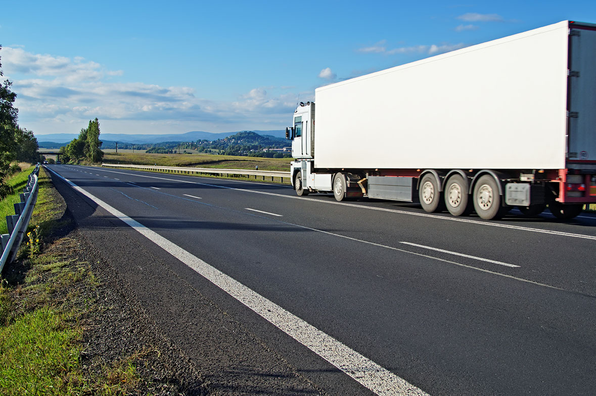 Arbeitsweg LKW